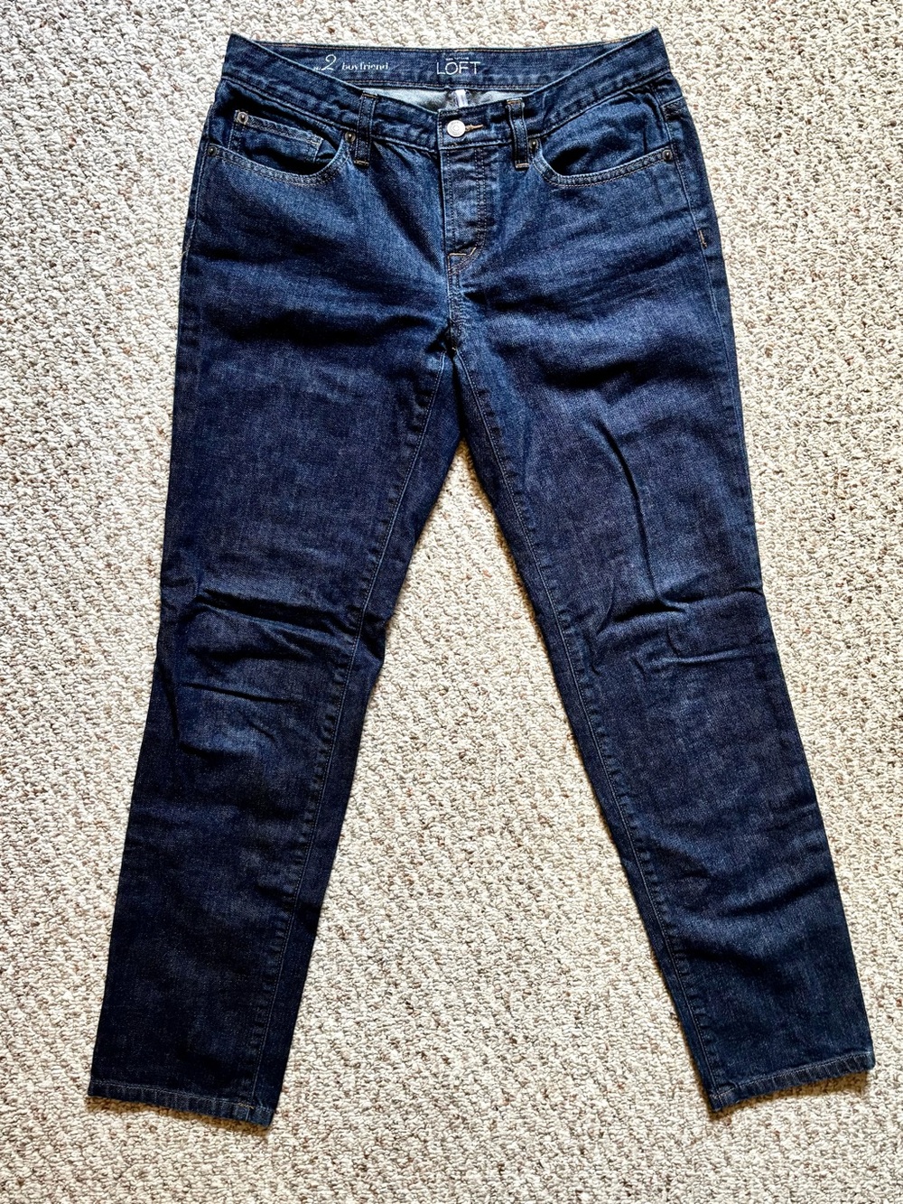 LOFT Boyfriend Button-Fly Jeans 2